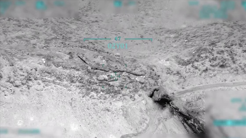 Irak ve Suriye'nin kuzeyinde 5 terörist etkisiz hale getirildi