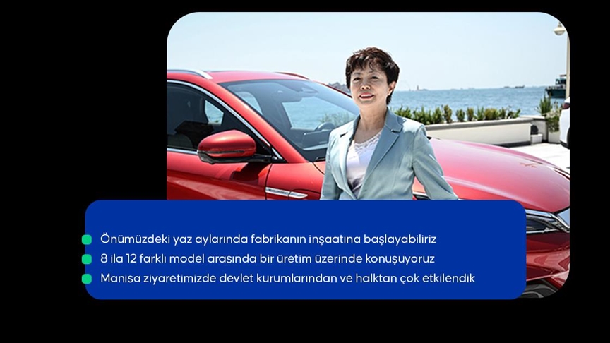 BYD Başkan Yardımcısı Li, Türkiye'deki yatırımla ilgili AA'ya konuştu