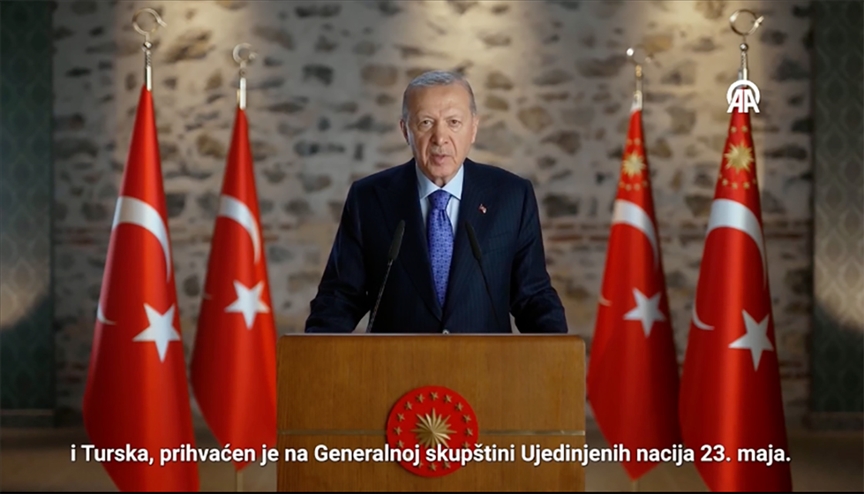 Erdoğan'dan "Srebrenitsa Soykırım'ının 29. Yıl Dönümü" anma mesajı