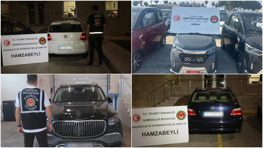 Kaçak otomobiller Gümrük'e takıldı: 72,4 milyon liralık 87 araca el konuldu