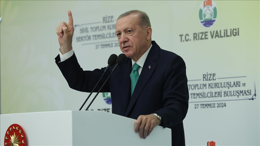Erdoğan: Amerikan Temsilciler Meclisi'nde gördüklerimiz karşısında insanlık adına biz utandık