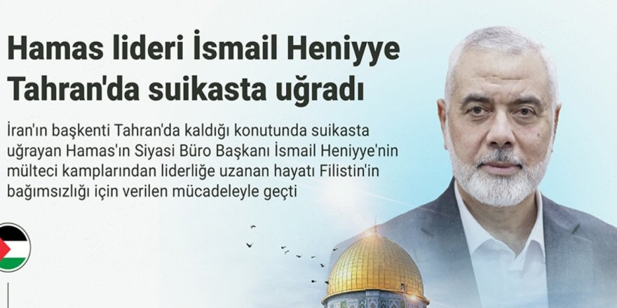 PORTRE-Tahran’da suikasta uğrayan Hamas lideri İsmail Heniyye