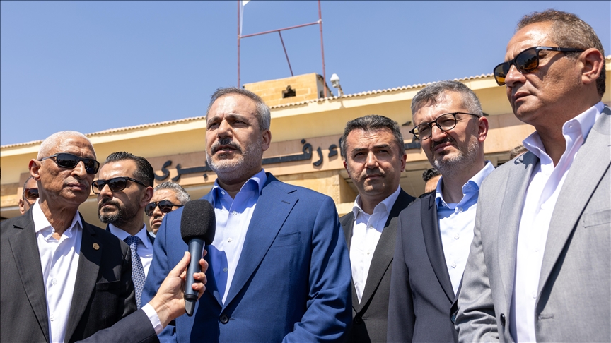 Fidan: Türkiye, Gazze'ye en fazla insani yardım yapan ülke konumundadır