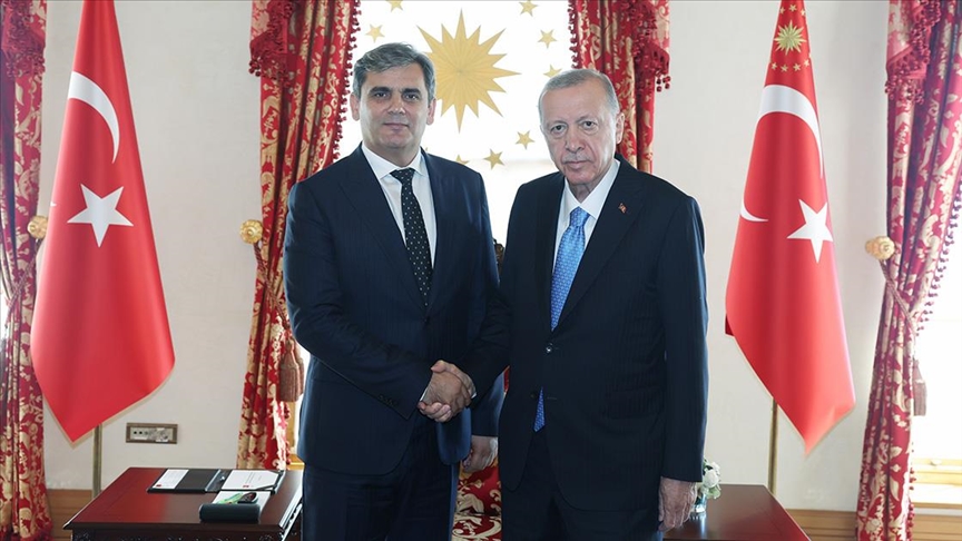 Erdoğan, Karadağ Başbakan Yardımcısı Ervin İbrahimovic'i kabul etti