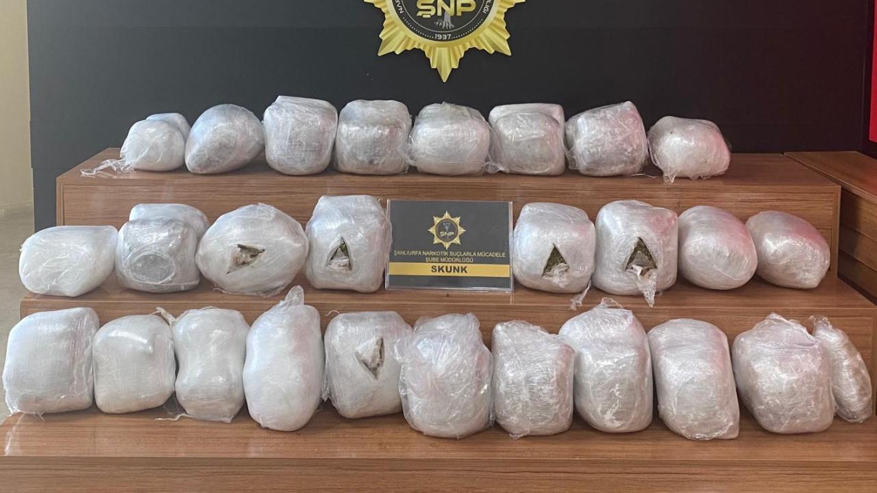 Şanlıurfa'da 223 kilogram sentetik uyuşturucu ele geçirildi