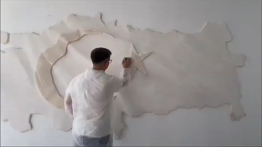 İçişleri Bakanlığı'ndan "Sanat, görev aşkıyla buluşuyor" paylaşımı