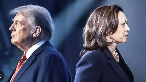 ABD'deki ankete göre seçmenlerin yüzde 48'i Harris'i, 41'i de Trump'ı destekliyor