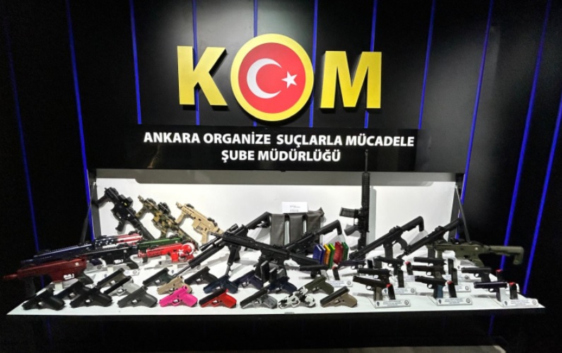 Ankara'da silah kaçakçısı 5 şüpheli yakalandı