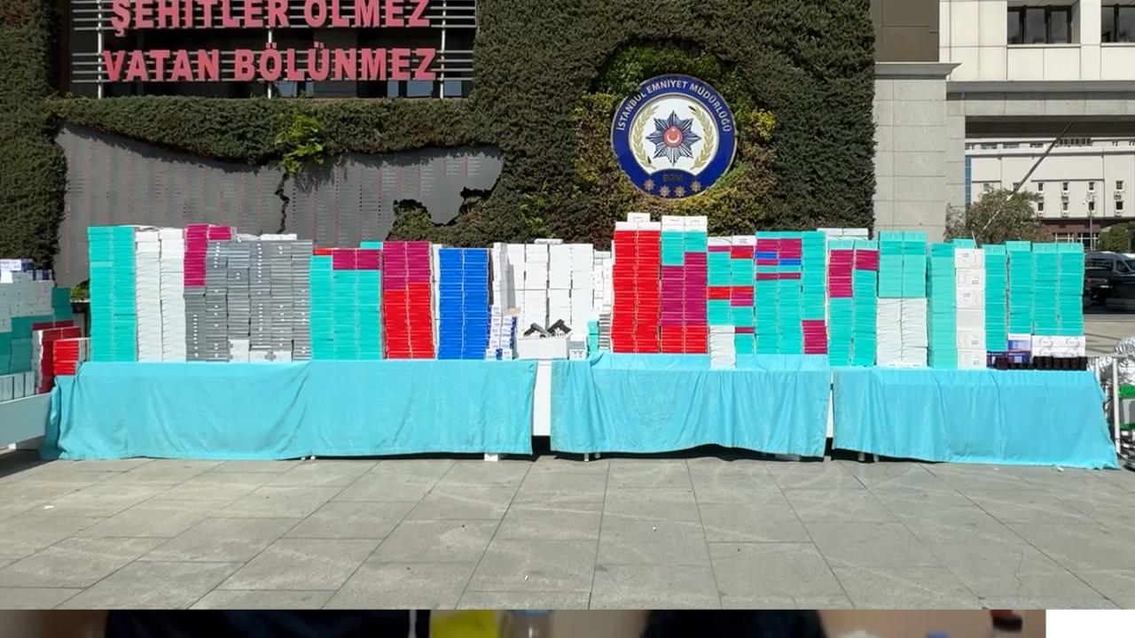 İstanbul'da 40 milyon lira değerinde kaçak ilaç ve tıbbi cihaz ele geçirildi