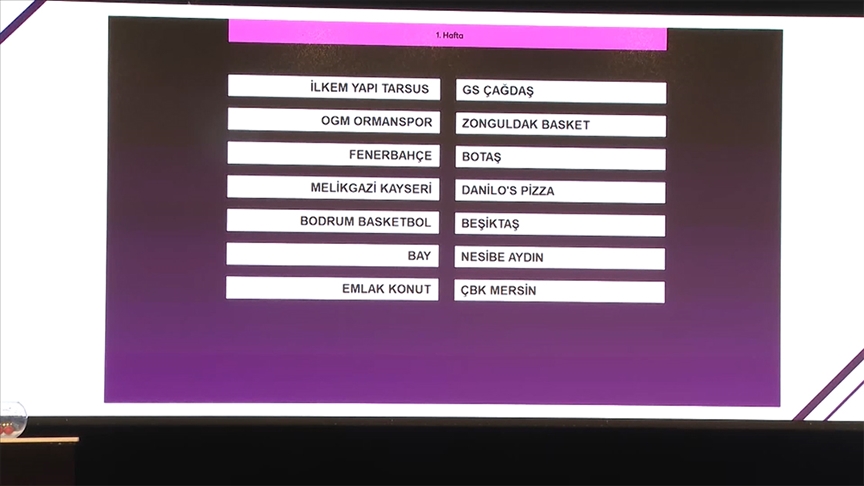 ING Kadınlar Basketbol Süper Ligi'nde 2024-2025 sezonu fikstür çekimi yapıldı