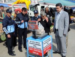Belediyeden Pazarda Tartı Hizmeti