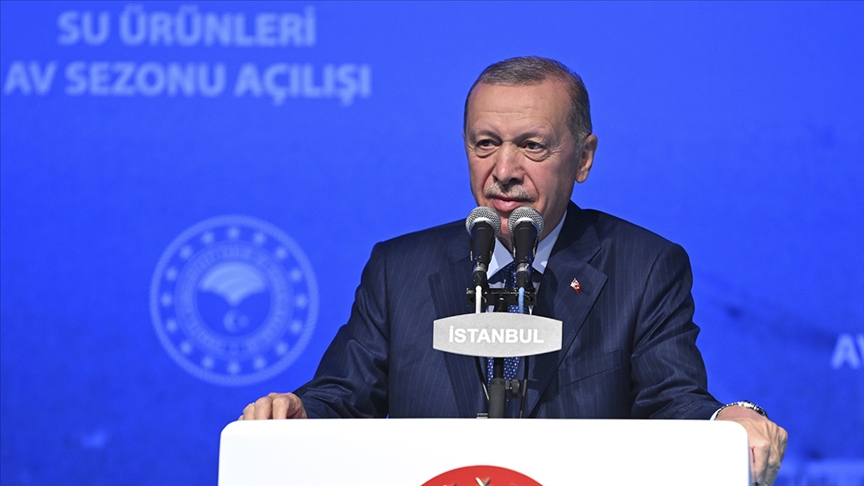 Erdoğan: Uluslararası denizlerde balıkçılığın endüstrisini kurmayı hedefliyoruz