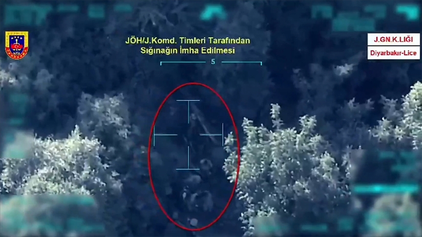 "Gürz-14" operasyonunda kırmızı ve gri kategoride aranan 2 terörist etkisiz hale getirildi