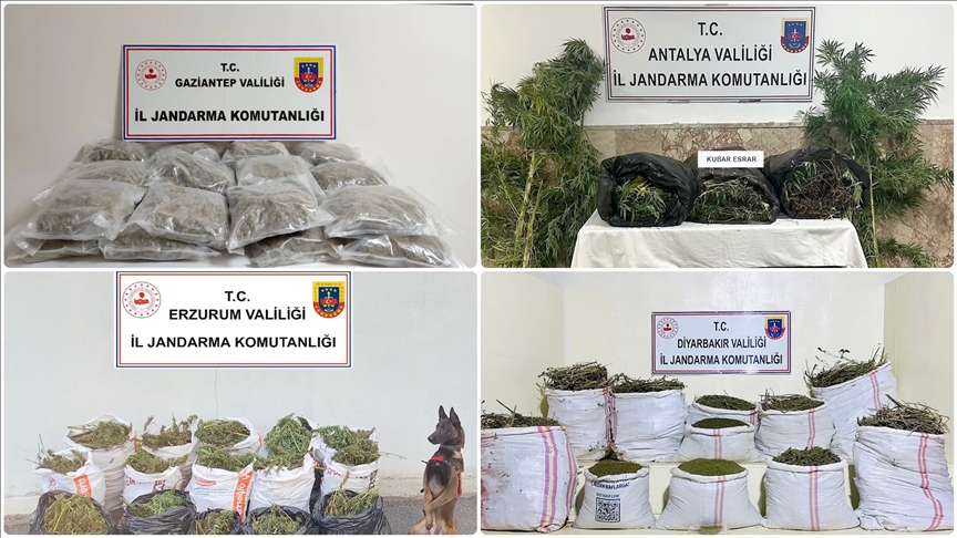 "Narkoçelik-40" operasyonlarında yaklaşık 4 ton uyuşturucu madde ele geçirildi!