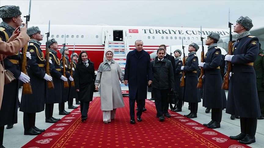Cumhurbaşkanı Erdoğan Tataristan'da..