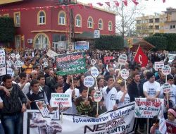 Erzin'de Davullu Zurnalı Termik Santral Protestosu