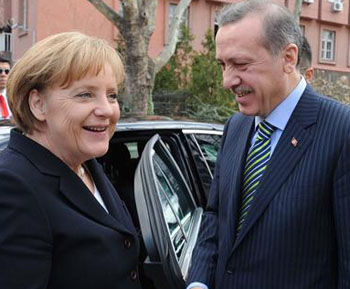Merkel Ankara'da..