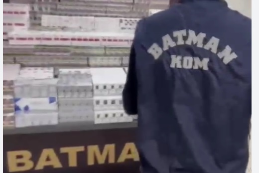 Batman'da 9 Bin Paket Kaçak Sigara Ele Geçirildi