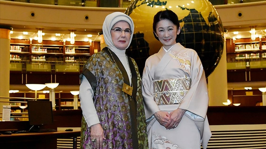 Emine Erdoğan'dan Japonya Veliaht Prensesi Akishino ile görüşmesine ilişkin paylaşım