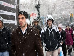 Erzurum Beyaza Büründü; Kar Kalınlığı 8 Santimetreye Ulaştı!