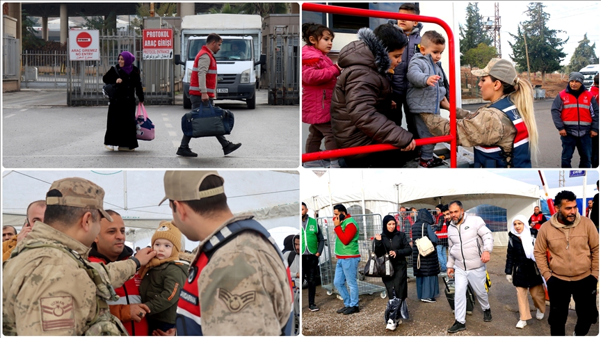 Türkiye'deki Suriyeliler ülkelerine dönüşü sürüyor