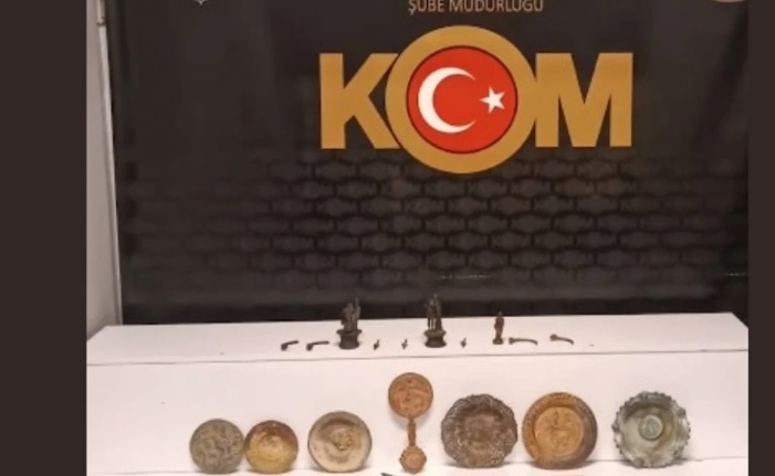 Kayseri'de Tarihi Eser Kaçakçılığı Operasyonu
