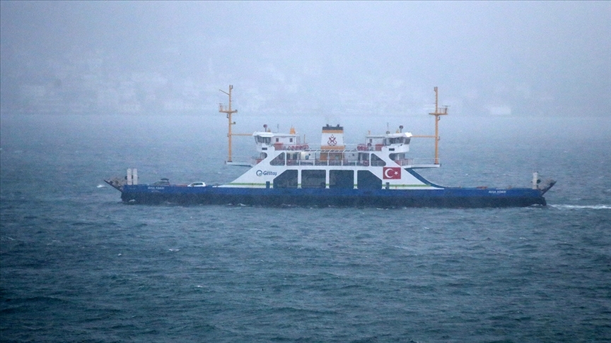 Çanakkale'de bazı feribot seferleri iptal