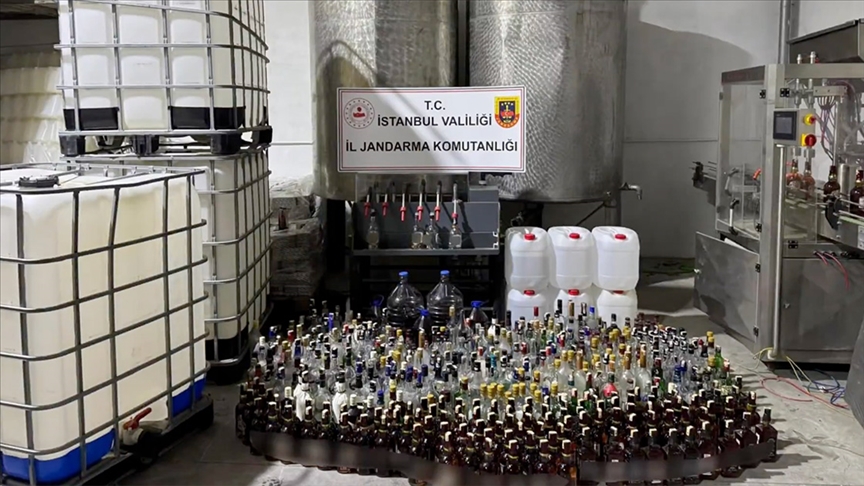 "Çengel-16" operasyonlarında 50 bin 105 litre sahte ve etil alkol ele geçirildi!