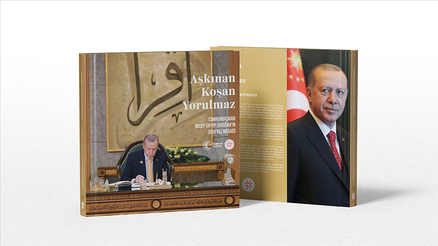 Cumhurbaşkanı Erdoğan'ın 2024 mesaisi kitaplaştırıldı
