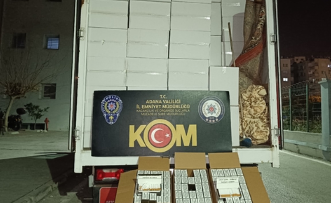 Adana'da 7,5 Milyon Makaron Ele Geçirildi