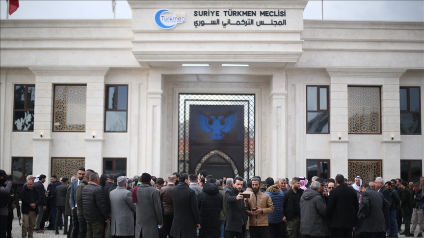 Suriye'de Türkmen Meclisi binası törenle hizmete açıldı