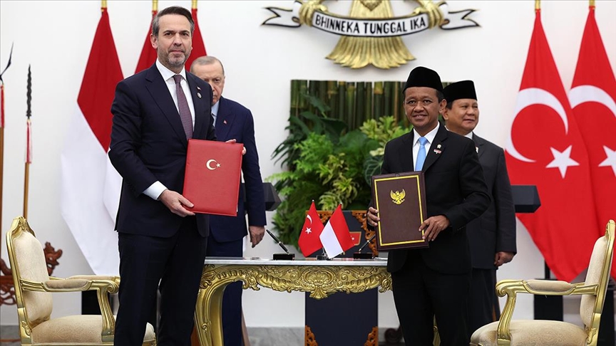 Türkiye ile Endonezya enerji ve madencilik alanlarında işbirliği zaptı