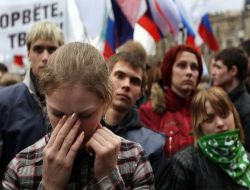 Moskova'da 3 Bin Kişi Terörü Lanetledi