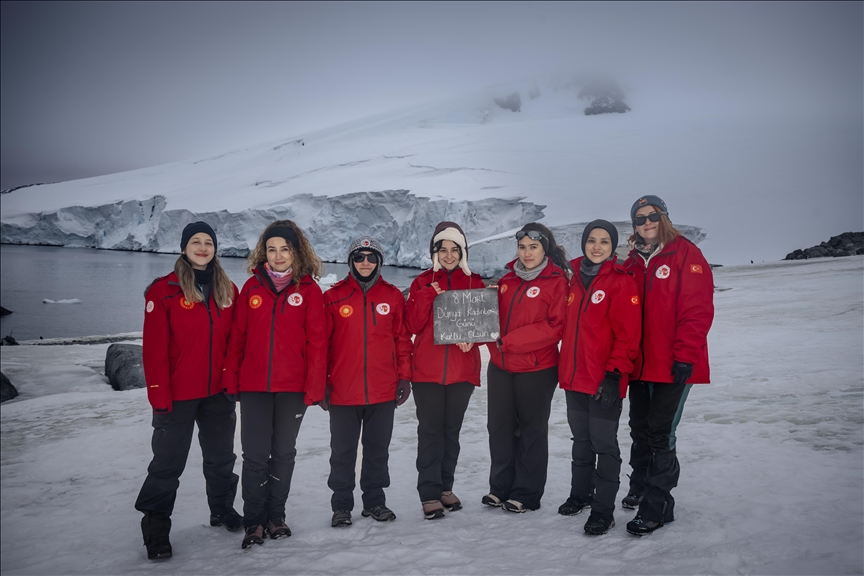 Antarktika’dan "8 Mart Dünya Kadınlar Günü" mesajları