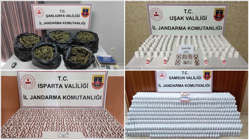 ANKARA - Jandarmanın 23 ildeki narkotik operasyonlarında 44 şüpheli tutuklandı