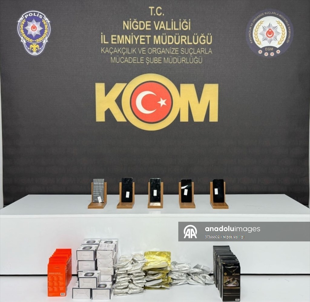 Niğde'de kaçakçılık operasyonunda 6 zanlı yakalandı