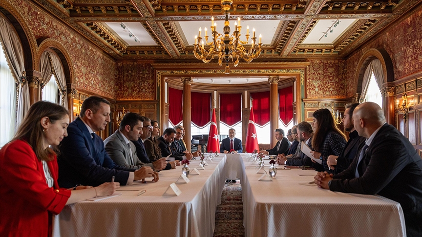 Dışişleri Bakanı Fidan, Suriye-Amerikan Toplumu temsilcilerini Washington'da kabul etti