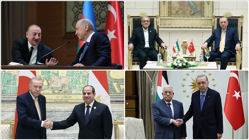 Cumhurbaşkanı Erdoğan, liderlerle telefonda görüştü