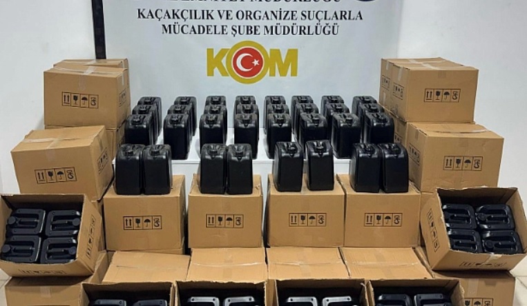 SAMSUN'da 1 Ton etil alkol ele geçirildi!