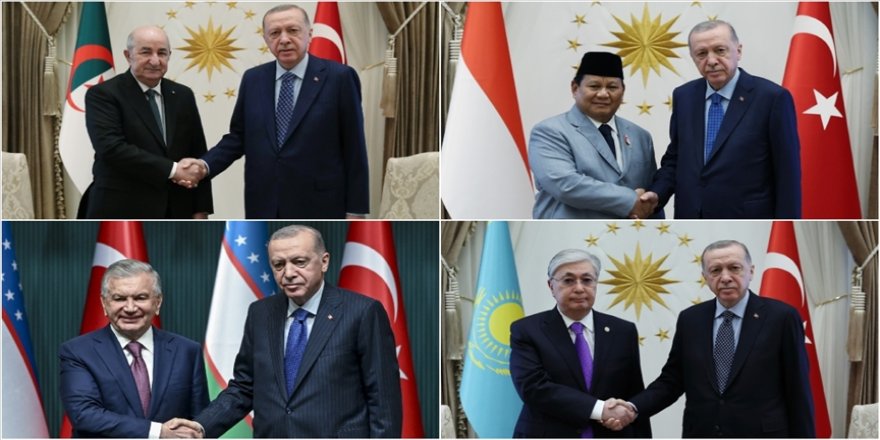 Erdoğan'dan Ramazan Bayramı dolayısıyla yoğun diplomasi trafiği