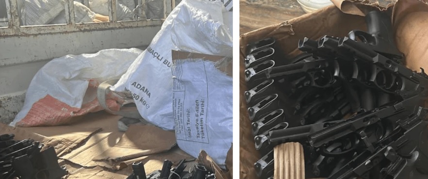 ANKARA'DA RUHSATSIZ 100 TABANCA ELE GEÇİRİLDİ