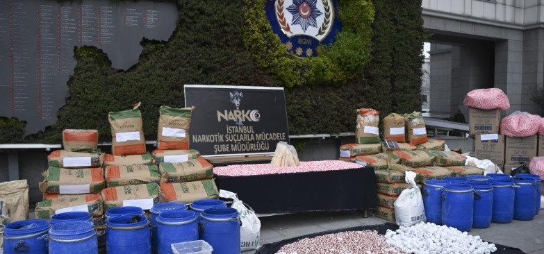 İstanbul'da 7 milyon 150 bin sentetik hap ele geçirildi!