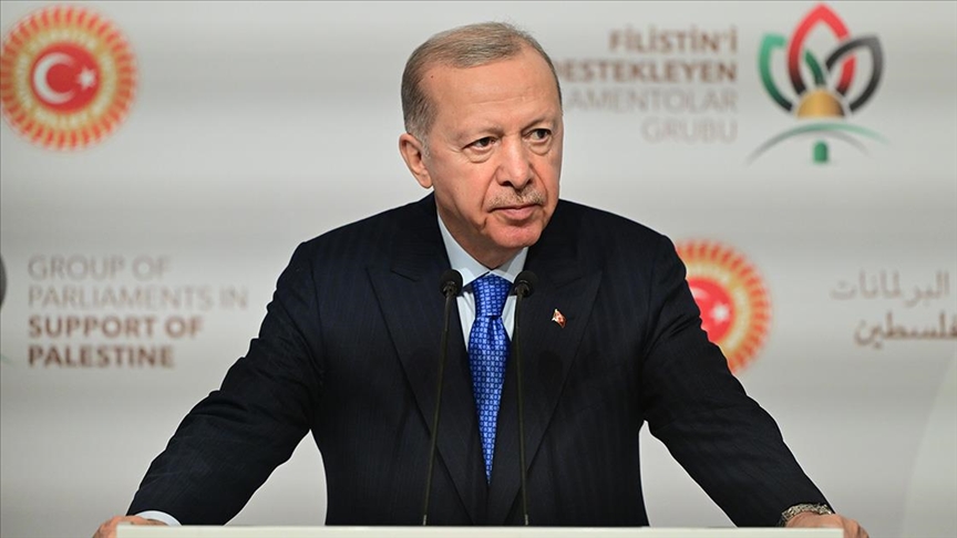Erdoğan: Filistin davasını savunmak insanlığı, barışı ve adaleti savunmaktır