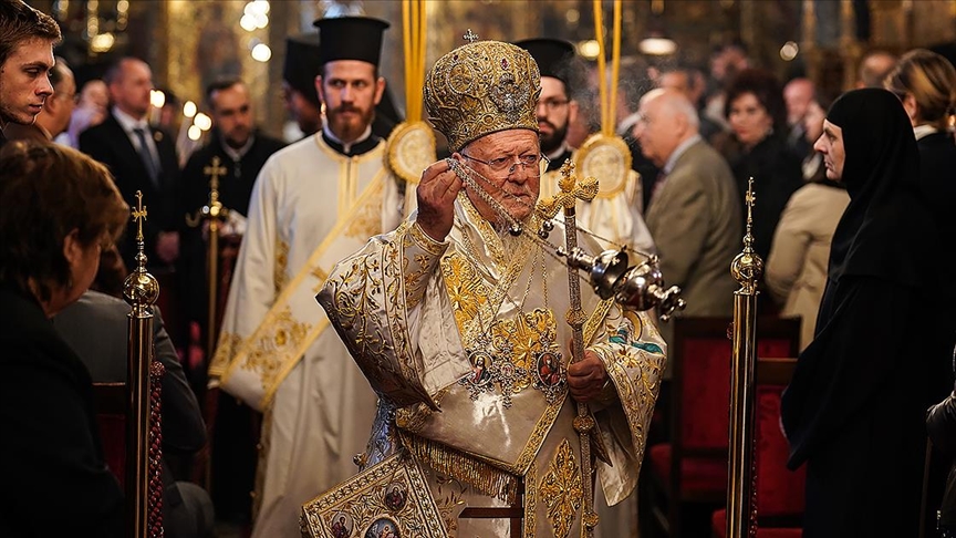 Fener Rum Patrikhanesi'nde Paskalya ayini düzenlendi