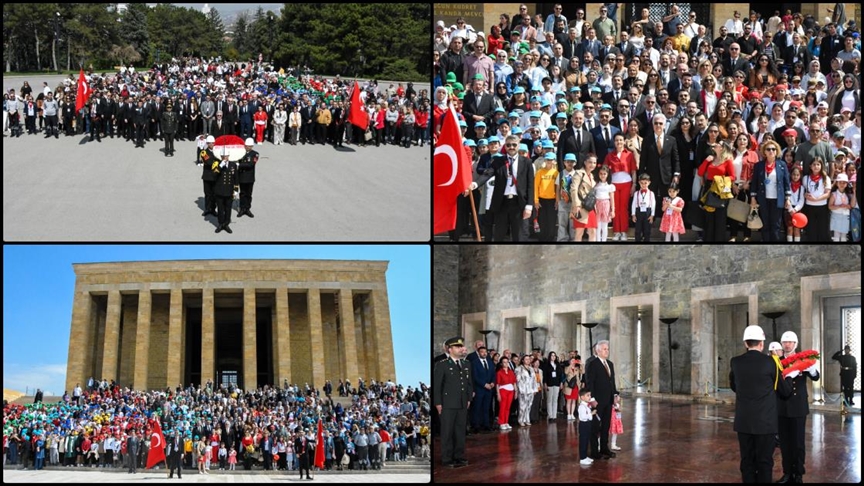 "Küçük Hanımlar ve Küçük Beyler" Anıtkabir'i ziyaret etti