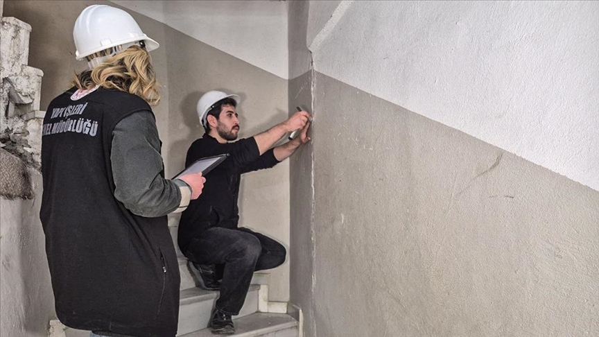İstanbul'daki Hasar Tespit Çalışmalarında 15 Bin 13 Bina İncelendi