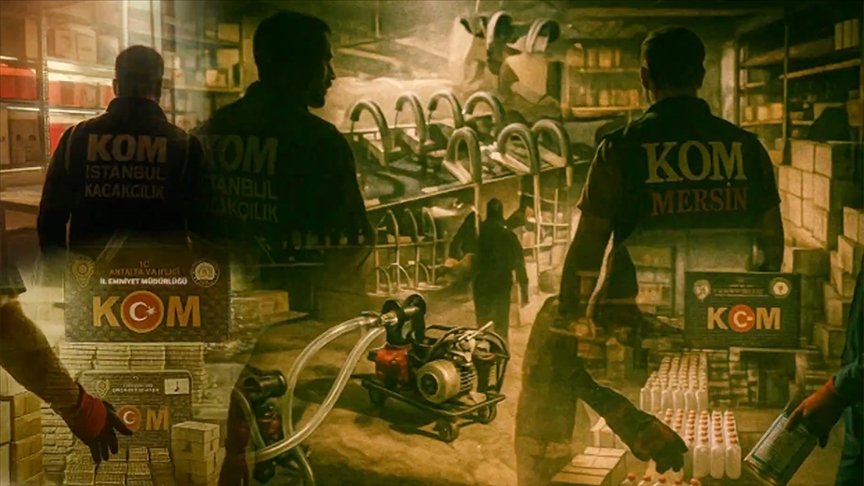 SAHTE İÇKİ OPERASYONLARINDA 137 ŞÜPHELİ YAKALANDI