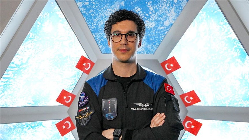 Astronot Tuva Cihangir Atasever, TEKNOFEST KKTC'de AA'ya konuştu..