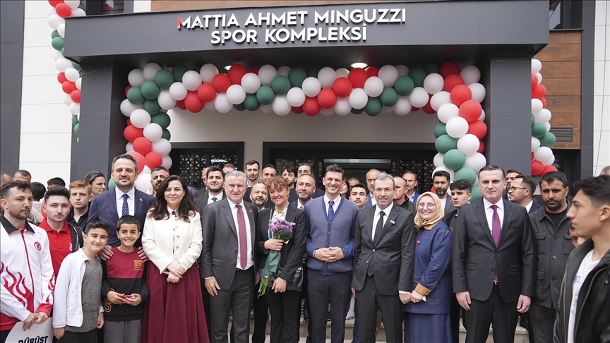 Ahmet Minguzzi Spor Tesisi'nin açılışı yapıldı