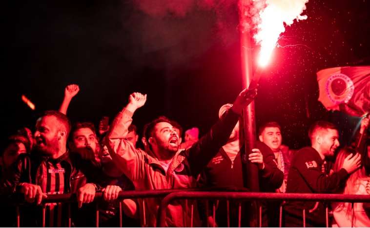 Süper Lig'e yükselen Gençlerbirliği'ne coşkulu karşılama